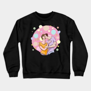 Lovers Kissing Crewneck Sweatshirt